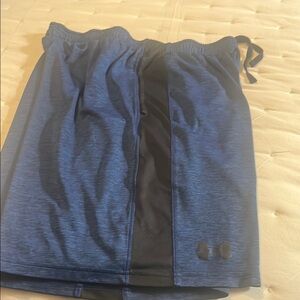Under Armour Navy and Black Performance Shorts